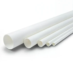 مواسير UPVC الوطني جدول 40 مقاس 3 إنش سمك 5.49 مم لون أبيض