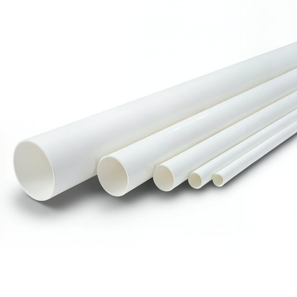 مواسير UPVC الوطني جدول 40 مقاس 3 إنش سمك 5.49 مم لون أبيض