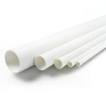 مواسير UPVC جدول 40 مقاس 6 إنش سمك 7.11 مم لون أبيض