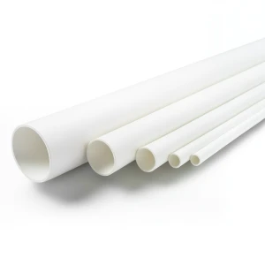 مواسير UPVC جدول 40 مقاس 6 إنش سمك 7.11 مم لون أبيض