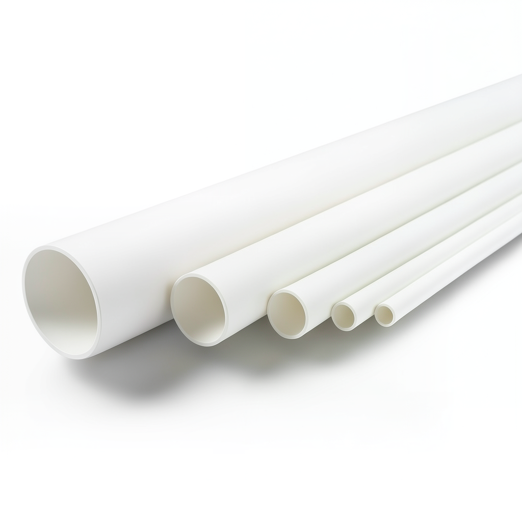 UPVC Pipes Schedule 40 Size 6 Inch Thickness 7.11 mm White