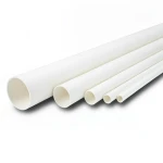 مواسير UPVC الوطني جدول 40 مقاس 8 إنش سمك 8.18 مم لون أبيض