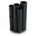 Al-Rajhi HDPE Pipe PE 100 Schedule 6 Bar Outside Diameter 140 mm Thickness 8 mm Black Color