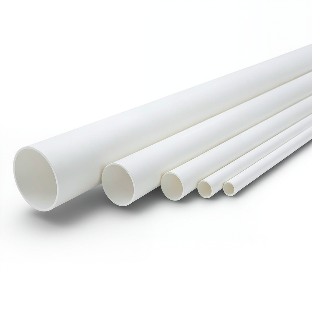 مواسير UPVC مقاس 1¼ إنش سمك 1.52 مم طول 6 متر لون أبيض