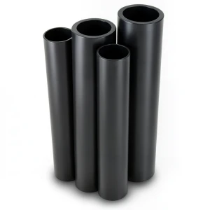 Al-Rajhi HDPE Pipes PE 63 Pressure 6 Bar Outside Diameter 140 mm Thickness 8 mm Black