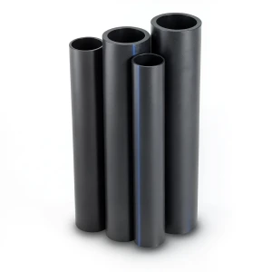 HDPE Pipes PE 63 Pressure 6 Bar Outside Diameter 200 mm Thickness 11.4 mm Black