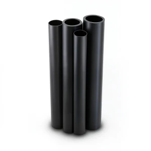 HDPE Pipes PE 63 Pressure 6 Bar Outside Diameter 160 mm Thickness 9.1 mm Black