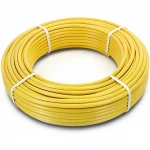 أنابيب HDPE الراجحي PE 100 ضغط 6 بار قطر خارجي 16 مم سمك 2.3  مم لون أصفر 