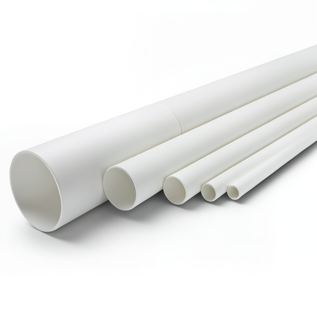 UPVC Pipes Nominal Pressure 8.6 Bar Size 2 Inch Thickness 1.85 mm White
