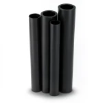 HDPE Pipes PE 63 Pressure 6 Bar 225 mm Diameter 12.8 mm Thickness Black