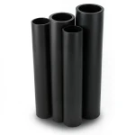 HDPE Pipes PE 63 Pressure 6 Bar Outside Diameter 180 mm Thickness 10.2 mm Black