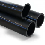 مواسير HDPE من انظمة الأنابيب PE 100 ضغط 6 بار قطر خارجي 63 مم سمك  2.5 مم لون اسود