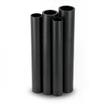 مواسير HDPE PE 63 ضغط 6 بار قطر خارجي 200 مم سمك 11.4 مم أسود
