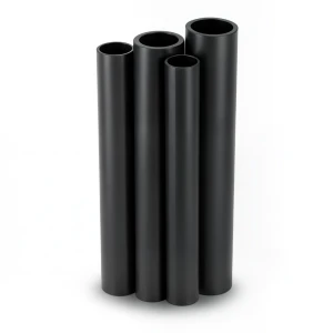 HDPE Pipes PE 63 Pressure 6 Bar Outside Diameter 200 mm Thickness 11.4 mm Black