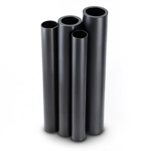 HDPE Pipes PE 63 Pressure 6 Bar 225 mm Diameter 12.8 mm Thickness Black