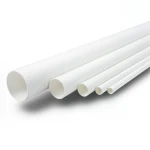 مواسير UPVC ضغط 8.6 بار مقاس 6 إنش سمك 5.18 مم لون أبيض