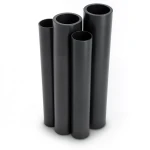 HDPE Pipes PE 63 Pressure 6 Bar Diameter 250 mm Thickness 14.2 mm Black