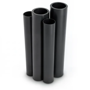 HDPE Pipes PE 63 Pressure 6 Bar Diameter 250 mm Thickness 14.2 mm Black