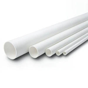 مواسير UPVC ضغط 8.6 بار مقاس 8 إنش سمك 6.73 مم لون أبيض