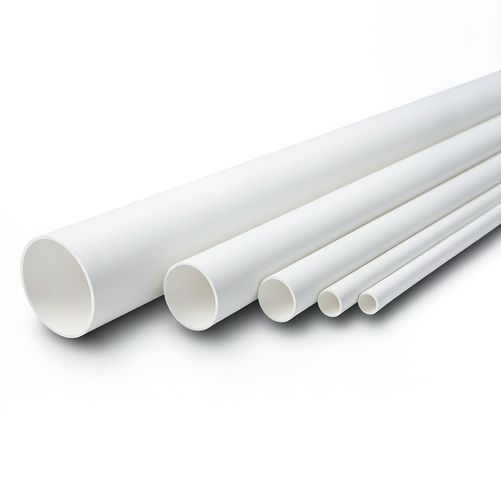 UPVC Pipes Nominal Pressure 8.6 Bar Size 8 Inch Thickness 6.73 mm White
