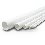 مواسير UPVC ضغط اسمي 11 بار مقاس ¼ 1 إنش سمك 1.63 مم لون أبيض