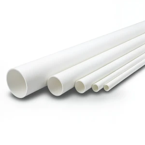 مواسير UPVC ضغط اسمي 11 بار مقاس ¼ 1 إنش سمك 1.63 مم لون أبيض