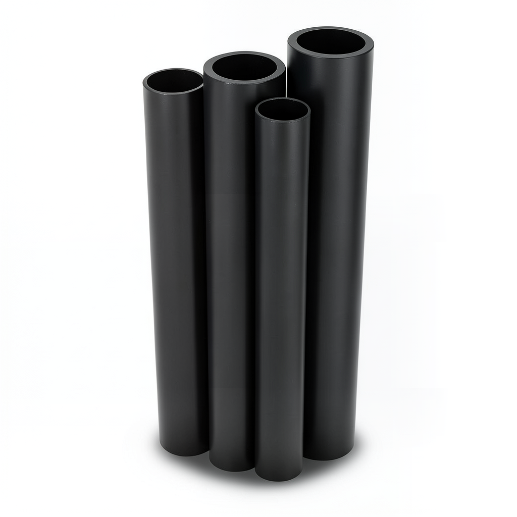 HDPE Pipes PE 63 Pressure 6 Bar Diameter 280 mm Thickness 15.9 mm Black