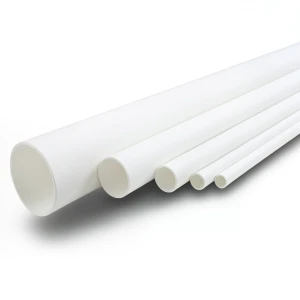 مواسير UPVC ضغط 11 بار مقاس ½ 1 إنش سمك 1.85 مم لون أبيض