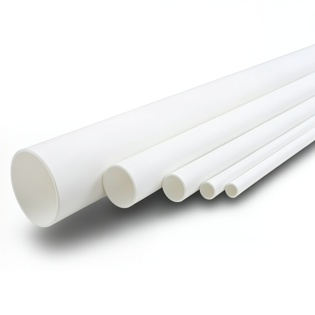 UPVC Pipes Nominal Pressure 11 Bar Size 1 ½ inch Thickness 1.85 mm White