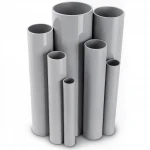 UPVC Pipes Modern Technology Nominal Pressure 6 Bar Outside Diameter 110 mm Thickness 3.2 mm Gray Colour