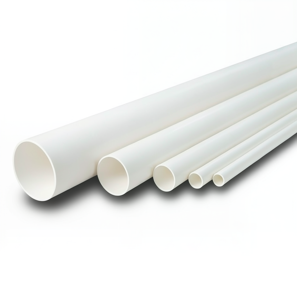مواسير UPVC ضغط 11 بار مقاس 2 إنش سمك 2.31 مم لون أبيض