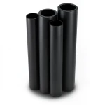 مواسير HDPE PE 63 ضغط 6 بار قطر 400 مم سمك 22.7 مم لون أسود