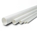 مواسير UPVC ضغط 11 بار مقاس 3 إنش سمك 3.43 مم لون أبيض