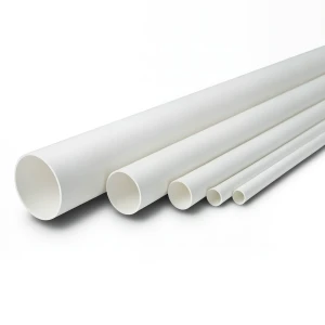 مواسير UPVC ضغط 11 بار مقاس 3 إنش سمك 3.43 مم لون أبيض