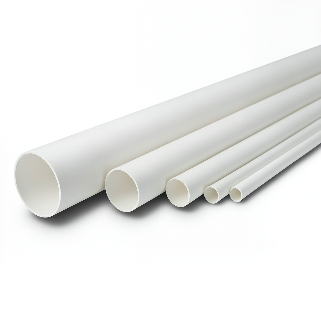 مواسير UPVC ضغط 11 بار مقاس 3 إنش سمك 3.43 مم لون أبيض