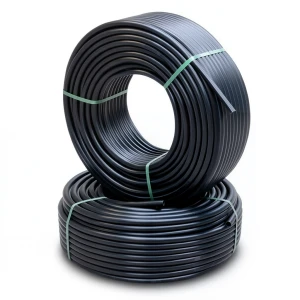 أنابيب HDPE PE 80 ضغط 10 بار قطر خارجي 90 مم سمك 6.7 مم لون أسود