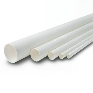 مواسير UPVC ضغط 11 بار مقاس 4 إنش سمك 4.39 مم لون أبيض