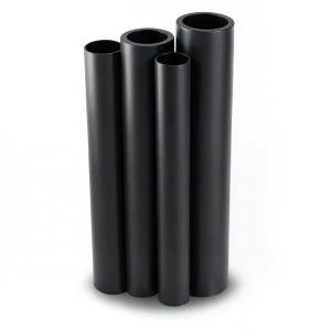 مواسير HDPE PE 63 ضغط 6 بار قطر 400 مم سمك 22.7 مم لون أسود
