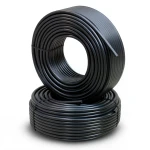 أنابيب HDPE PE 100 ضغط 12.5 بار قطر خارجي 110 مم سمك 8.1 مم لون أسود