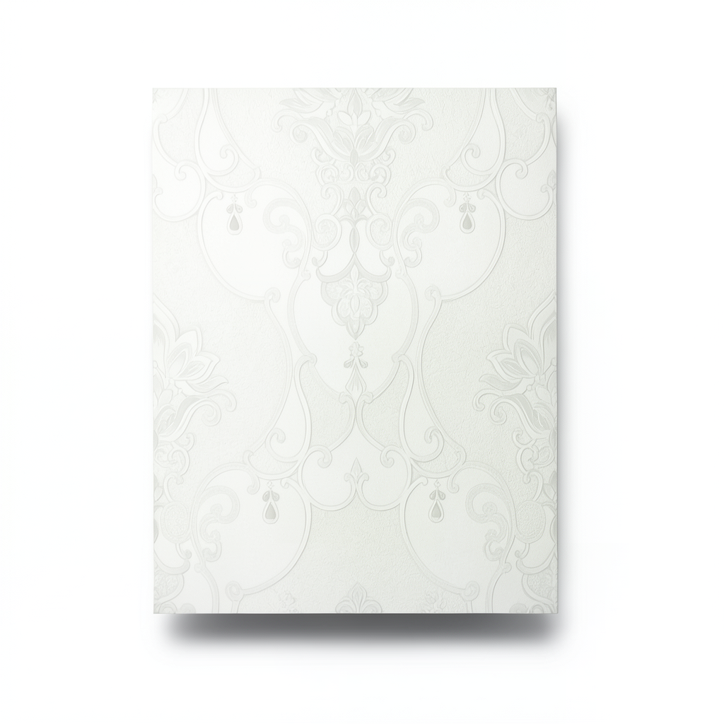 Italian Wall Covering 10m×1.06m Off White, Model 85057