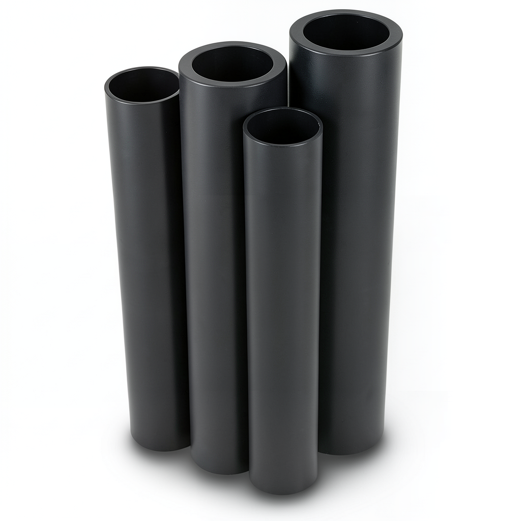 HDPE Pipes PE 63 Pressure 6 Bar 500 mm OD 28.4 mm Thickness Black