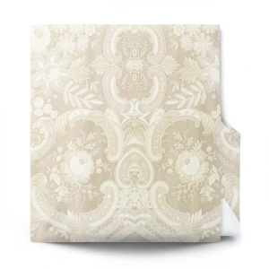 Classic Wallpaper Beige Color 10m x 1.06m, Model 5817