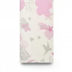 Youth and children wallpaper, beige with pink color, length 10 m, width 0.53 m, model 734522 
