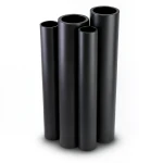 أنابيب HDPE PE 100 ضغط 12.5 بار قطر خارجي 140 مم سمك 10.3 مم لون أسود