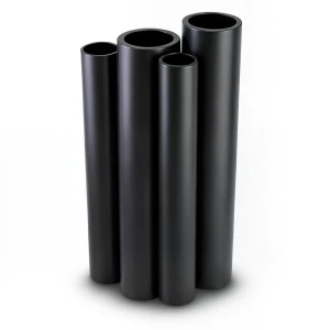 أنابيب HDPE PE 100 ضغط 12.5 بار قطر خارجي 140 مم سمك 10.3 مم لون أسود