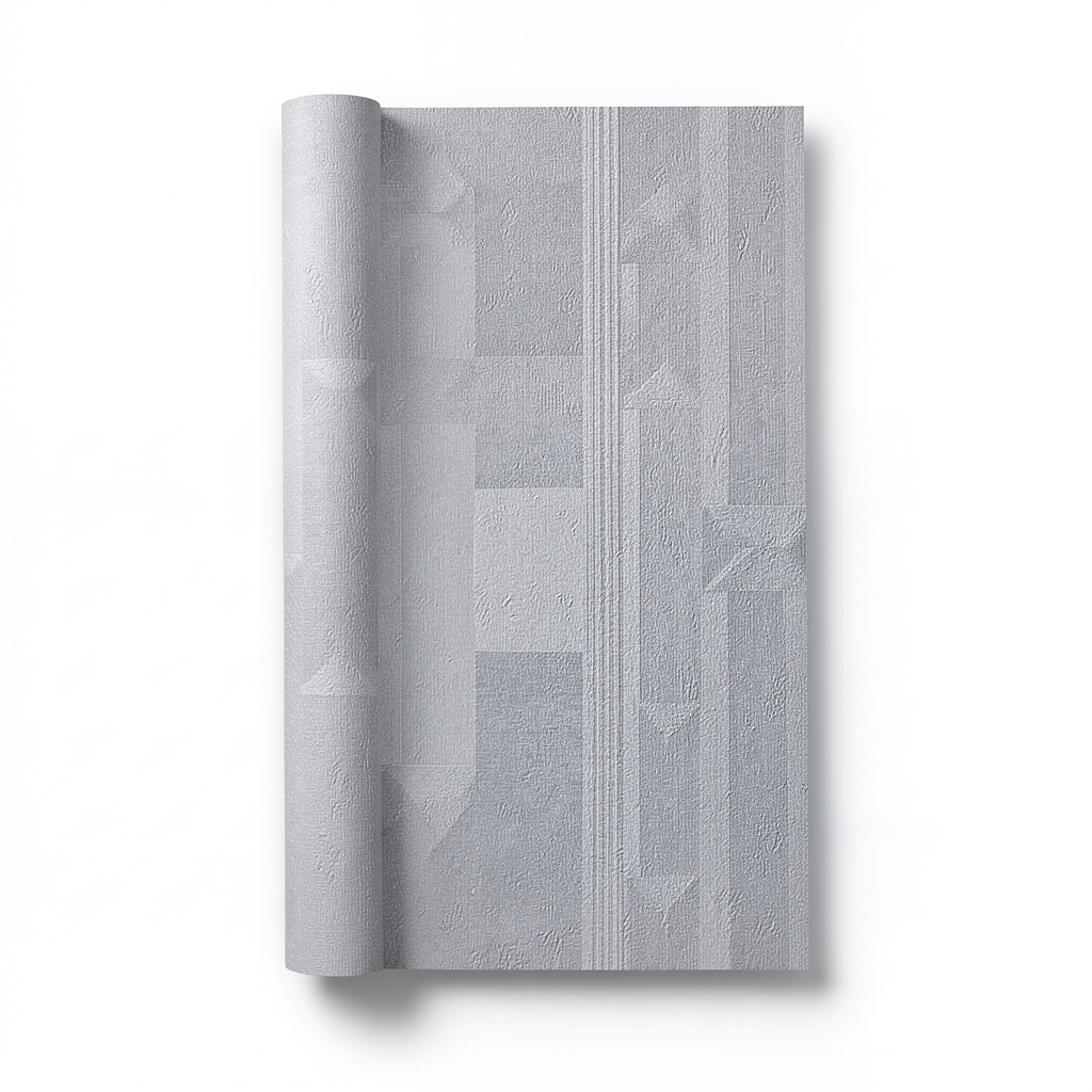Patterned Decor Wallpaper Gray Color Size 10m×1.06m Model 5548