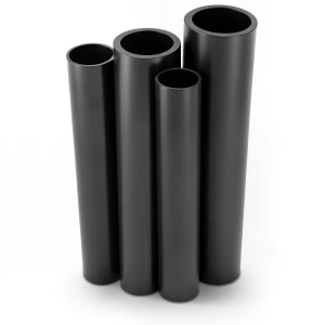 مواسير HDPE PE 80 ضغط 10 بار قطر 180 مم سمك 13.3 مم لون أسود
