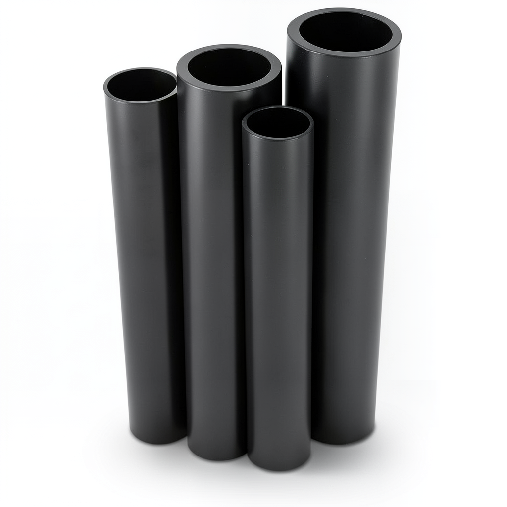 مواسير HDPE PE 80 ضغط 10 بار قطر 180 مم سمك 13.3 مم لون أسود