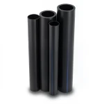مواسير HDPE PE 100 ضغط 12.5 بار قطر خارجي 180 مم سمك 13.3 مم لون أسود