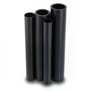 HDPE Pipes PE 100 Pressure 12.5 Bar Outside Diameter 180 mm Thickness 13.3 mm Black